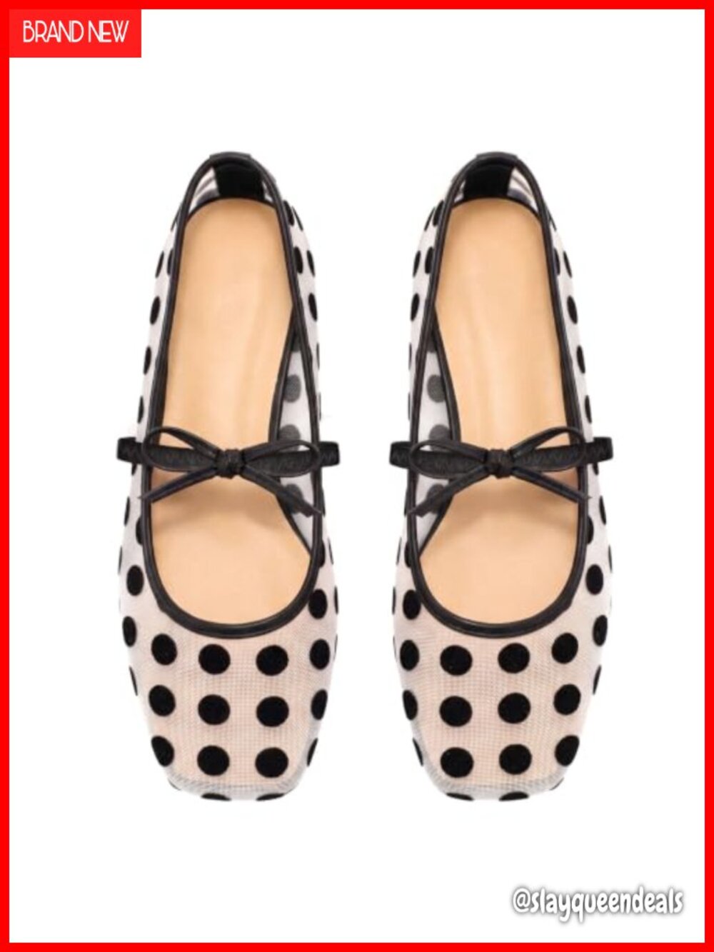 Women's Leopard Mesh Ballet Flats Comfortable Slip-On Shoes for Work